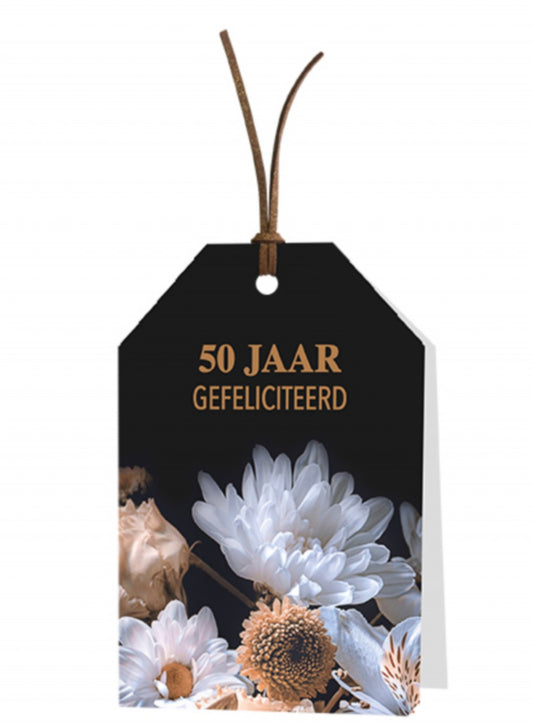 Greeting card 50 years Congratulations 6 pieces