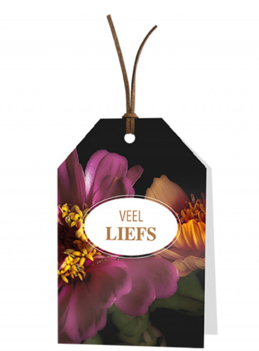 Wenskaart Veel liefs 6 stuks