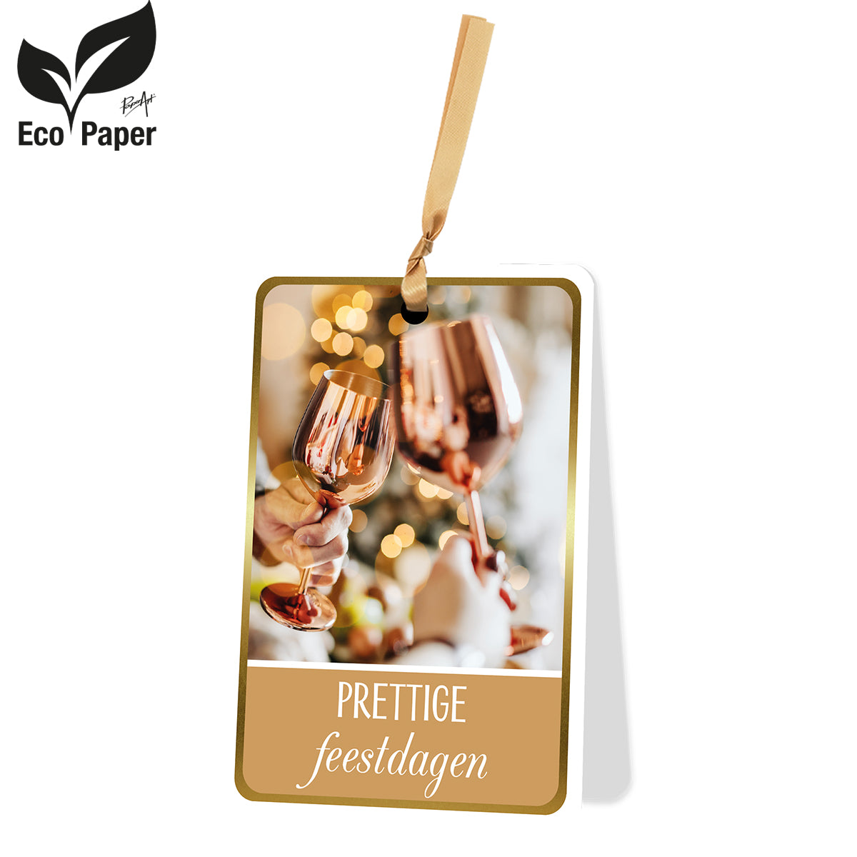 Wenskaart Prettige feestdagen 6 stuks