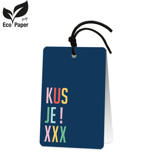 Wenskaart Kus je xxx 6 stuks