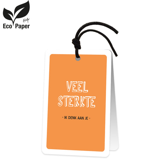 Wenskaart VEEL STERKTE ik denk aan je