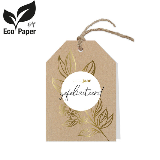 Greeting card Year - congratulations 6 pieces