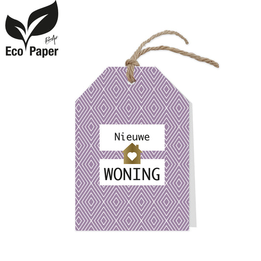 Wenskaart Nieuwe woning 6 stuks