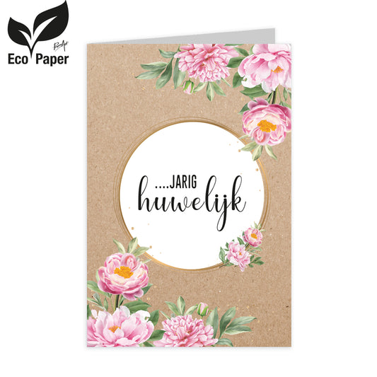 Greeting card Anniversary wedding 6 pieces
