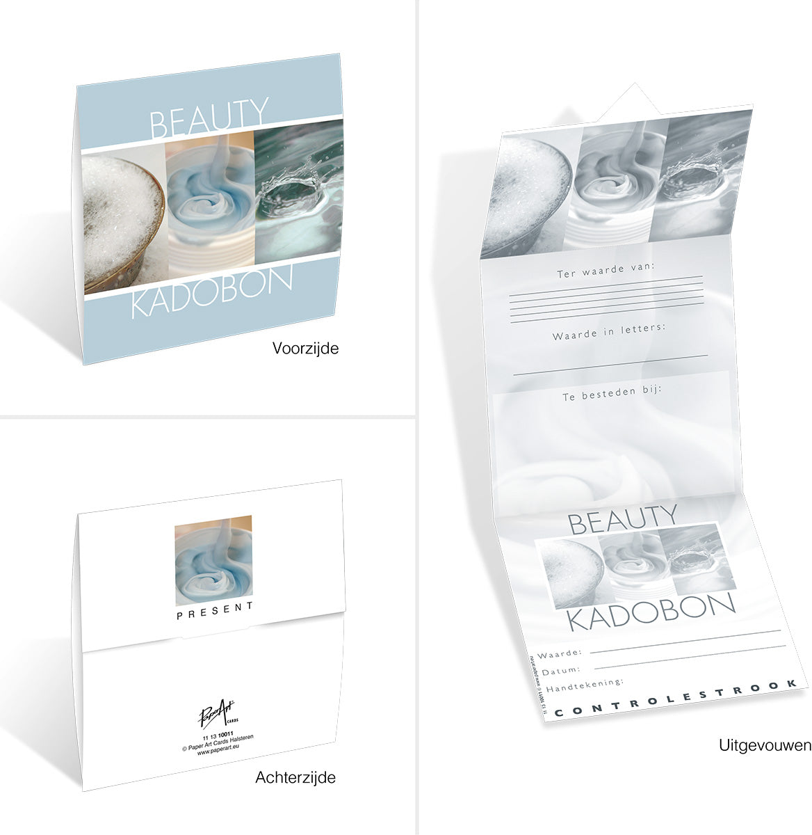 Geschenkgutschein Present - Wasser &amp; Seife 12 Stück