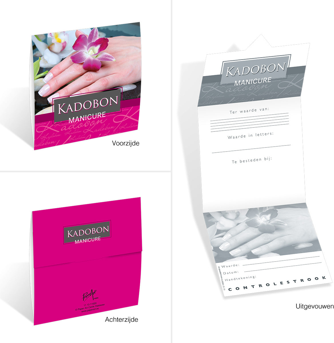 Gift voucher Present - Manicure Flower 12 pieces