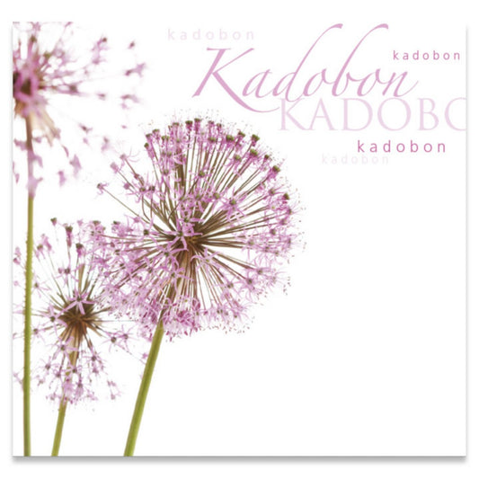 Kadobon Present - Fluffy Flower 12 stuks