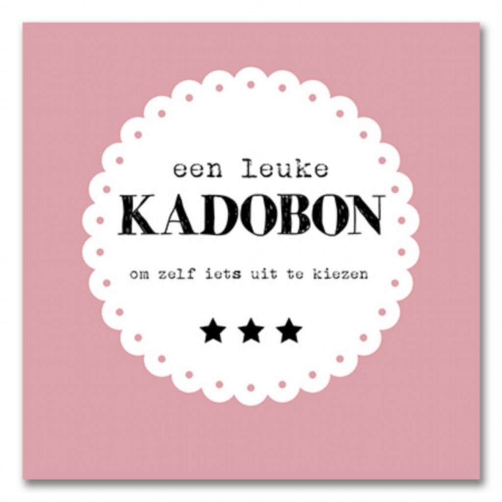 Geschenkgutschein Present - Old Pink 12 Stück
