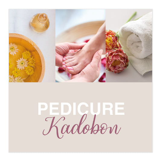 Kadobon Present - Pedicure Kadobon 12 stuks
