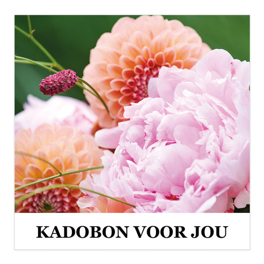 Kadobon Present - Flowers in Style 12 stuks