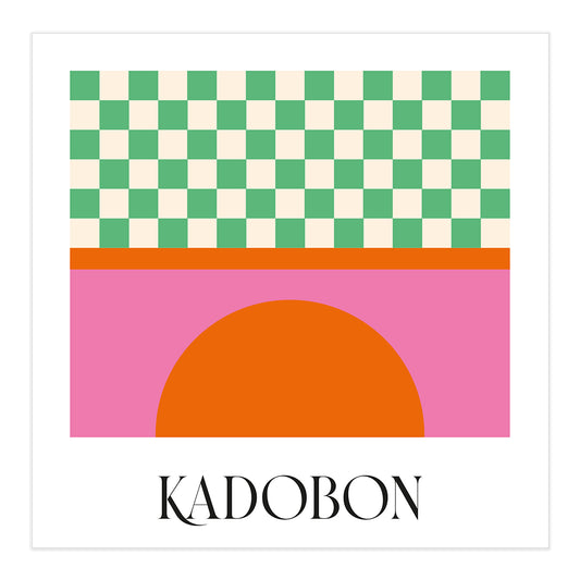 Kadobon Present - Ilona - Abstract sunset 12 stuks