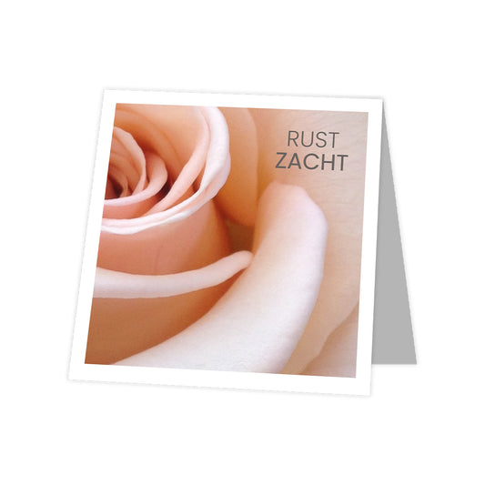 Rouwkaart Sereen - Rust zacht - Quatro 12 stuks