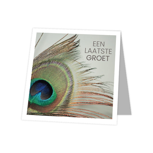 Rouwkaart Sereen - Een laatste groet - Quatro 12 stuks