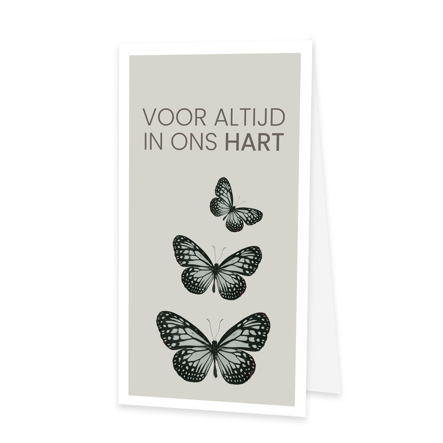 Rouwkaart Sereen - Voor altijd in ons hart 25 stuks