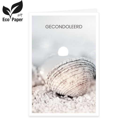 Rouwkaart Gecondoleerd 6 stuks