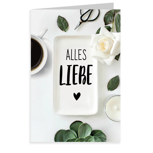 Greeting card Everything you love and love 6 pieces