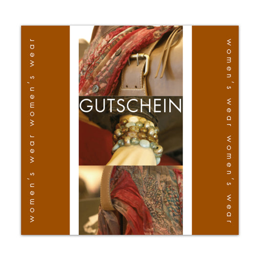 Geschenkgutschein Present DE - Gutschein - Damenbekleidung 12 Stück