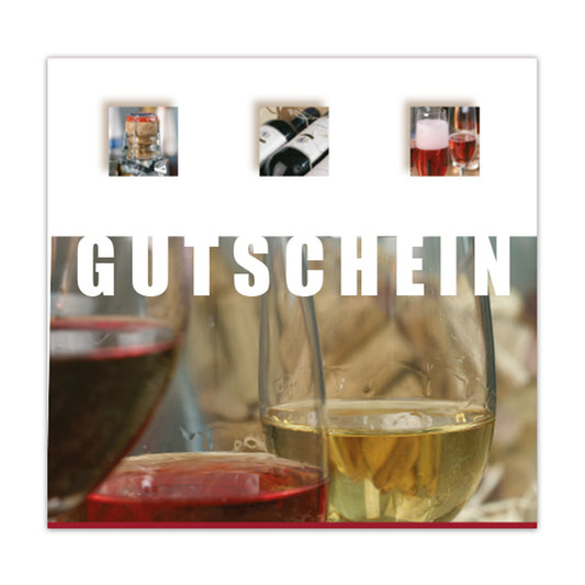 Geschenkgutschein Present DE - Gutschein - Weingläser 12 Stück