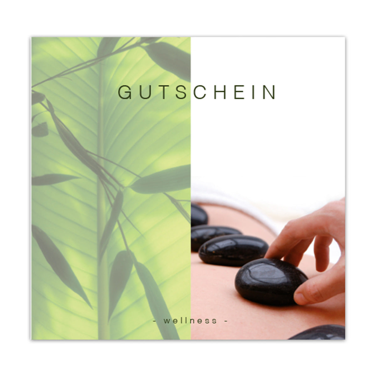 Geschenkgutschein Present DE - Gutschein - Wellness Leafs 12 Stück