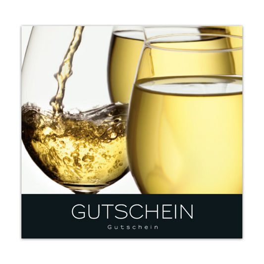 Geschenkgutschein Present DE - Gutschein - Weißwein 12 Stück