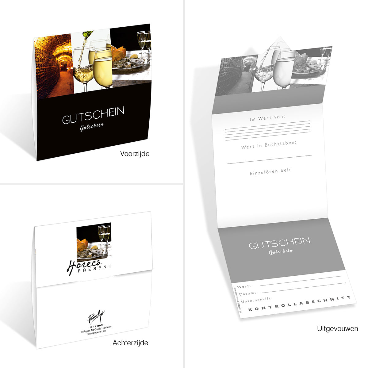 Geschenkgutschein Present DE - Gutschein - Weinkeller 12 Stück