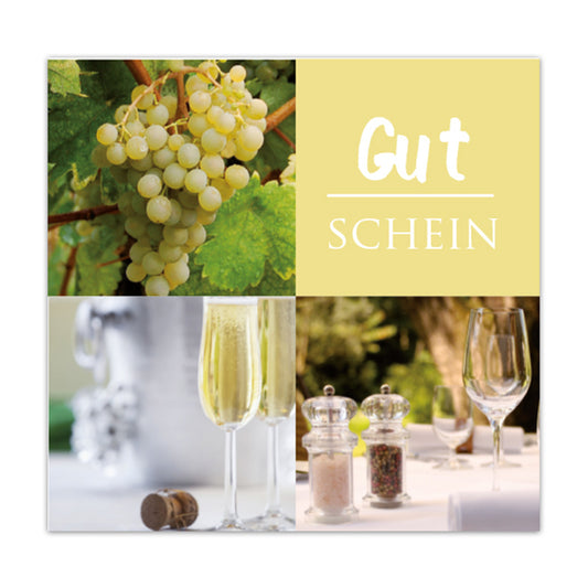 Geschenkgutschein Present DE - Gutschein - White Grape 12 Stück