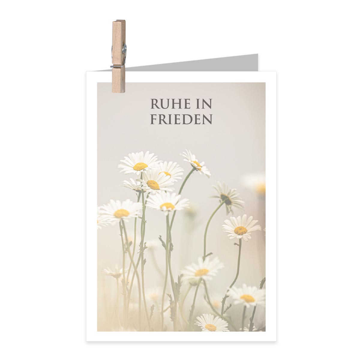 Condolence card Celeste DE - Peace in Peace v2 12 pieces
