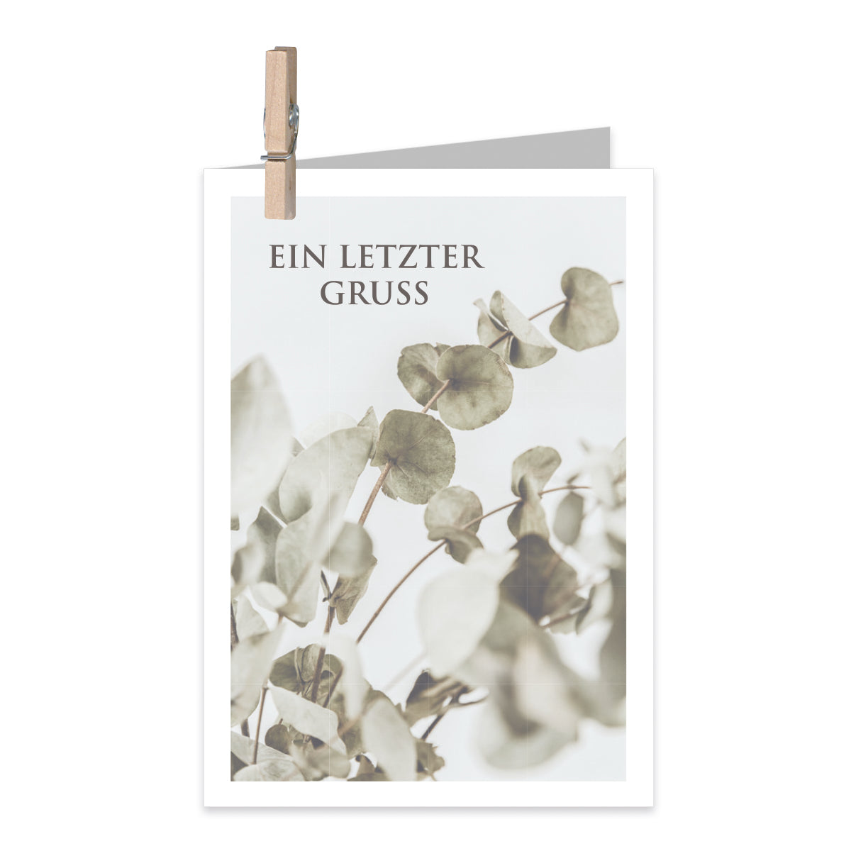 Funeral card Celeste DE - Ein letzter Gruss v3 12 pieces