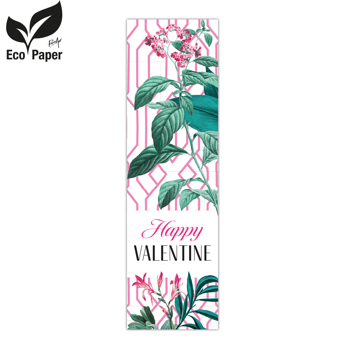 Kadokaart Eco Love - Happy Valentine 25 stuks