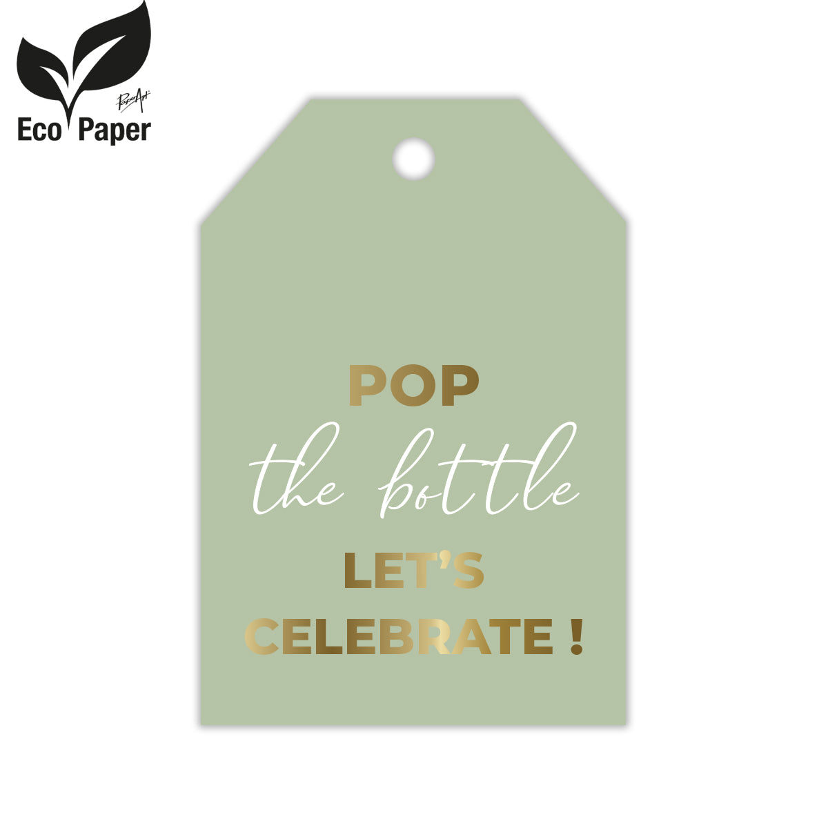 Kadokaart Eco Joy - Pop the bottle - lets celebrate 20 stuks