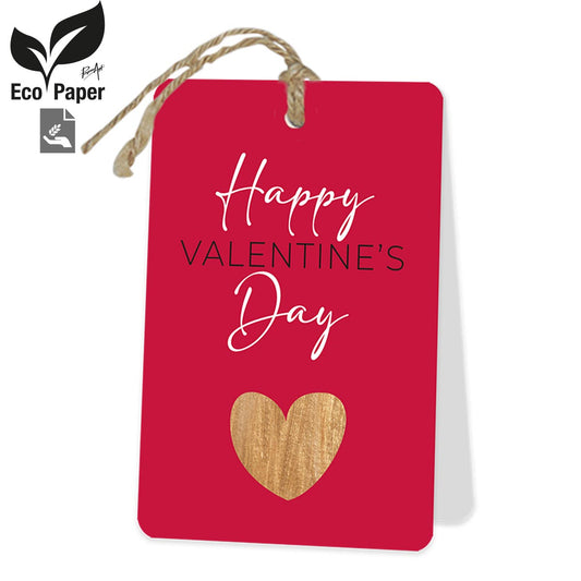 Wenskaart Happy Valentines day 6 stuks