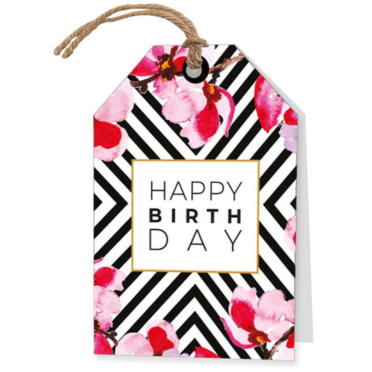 Wenskaart Happy Birthday 6 stuks
