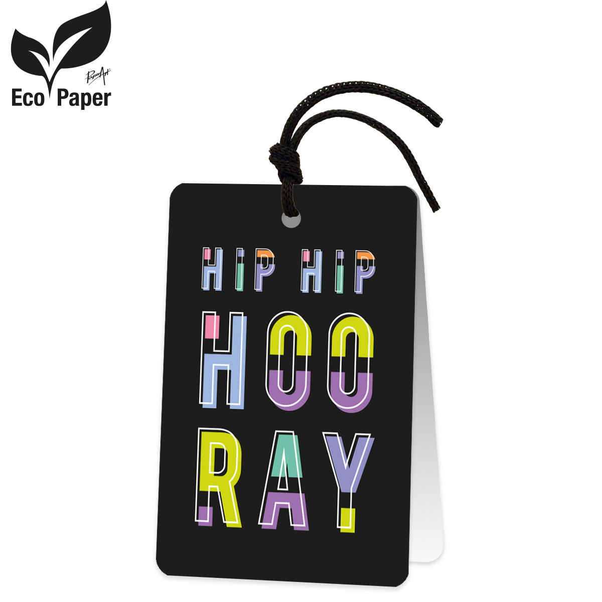 Wenskaart HIP HIP HOO RAY 6 stuks
