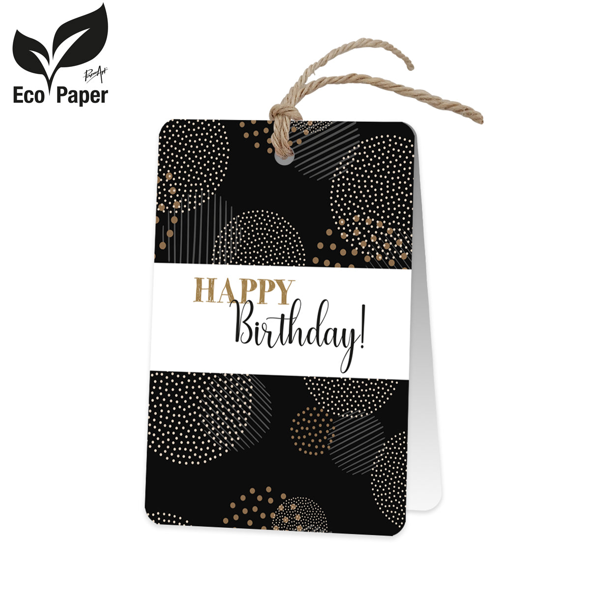 Wenskaart Eco Pure DE - Happy Birthday 6 stuks
