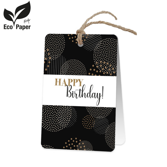 Wenskaart Eco Pure DE - Happy Birthday 6 stuks