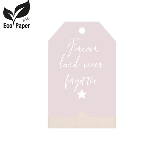 Rouwkaart Memories - Forever loved never forgotten 12 stuks