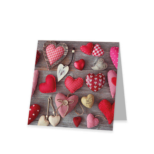 Kadokaart Hearts BL - Blanco v4 12 stuks
