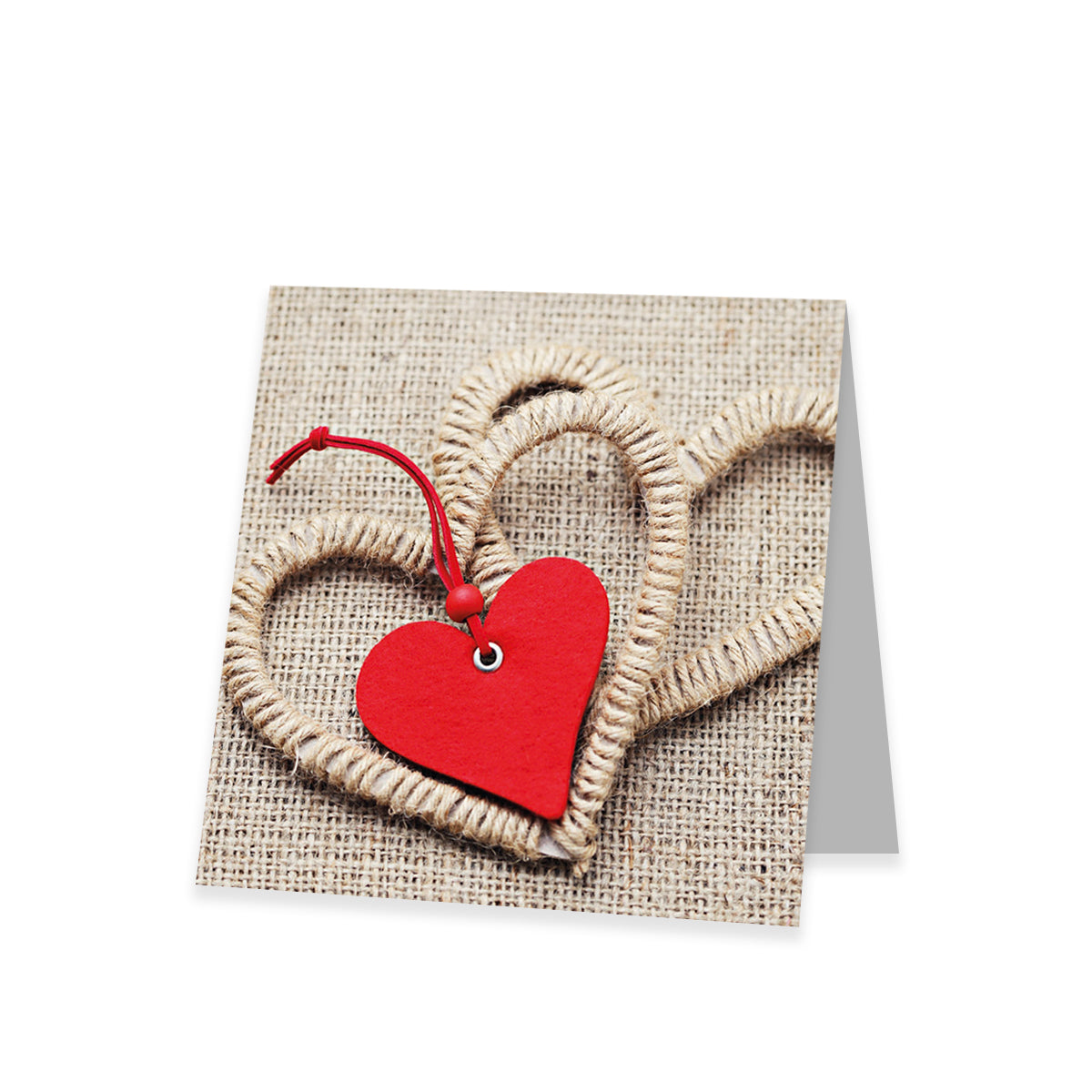 Kadokaart Hearts BL - Blanco v6 12 stuks
