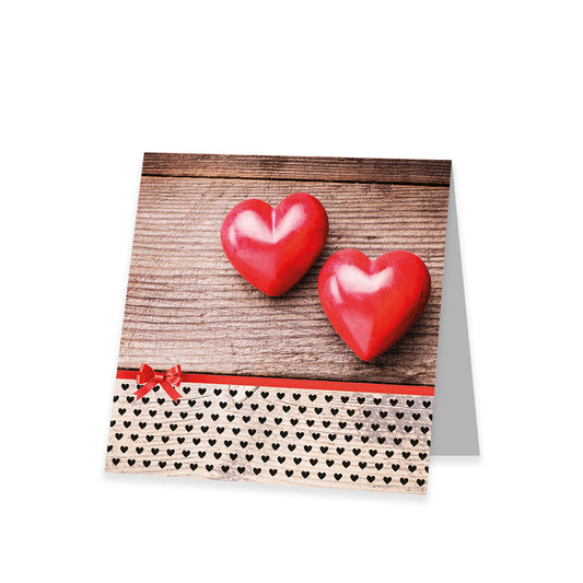 Kadokaart Hearts BL - Blanco v12 12 stuks