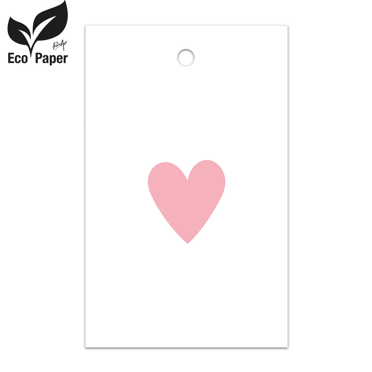 Kadokaart Eco Indy- Blank - Heart 25 stuks