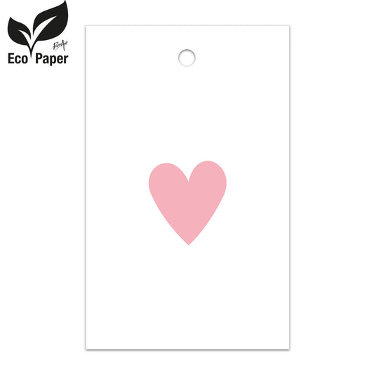 Kadokaart Eco Indy- Blank - Heart 25 stuks