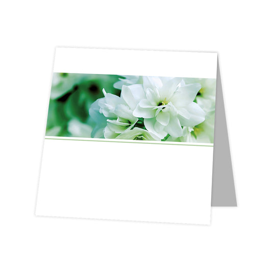 Rouwkaart Jasmine Green Blanco 12 stuks