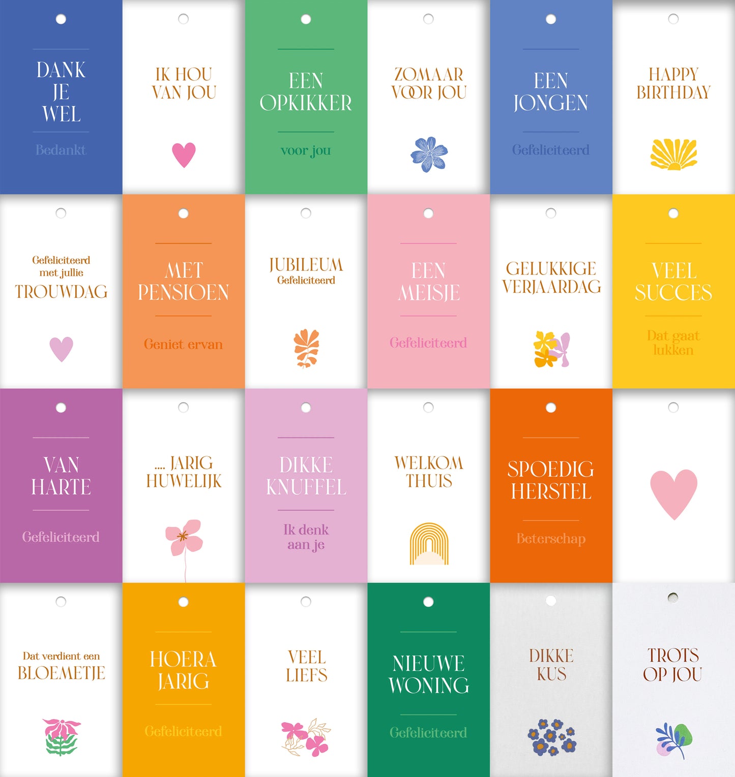 Gehele Eco Indy lijn – 24 Soorten, 600 Kaarten