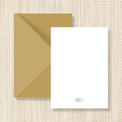 Geburtsanzeige Zebra Gold (personalisiert)