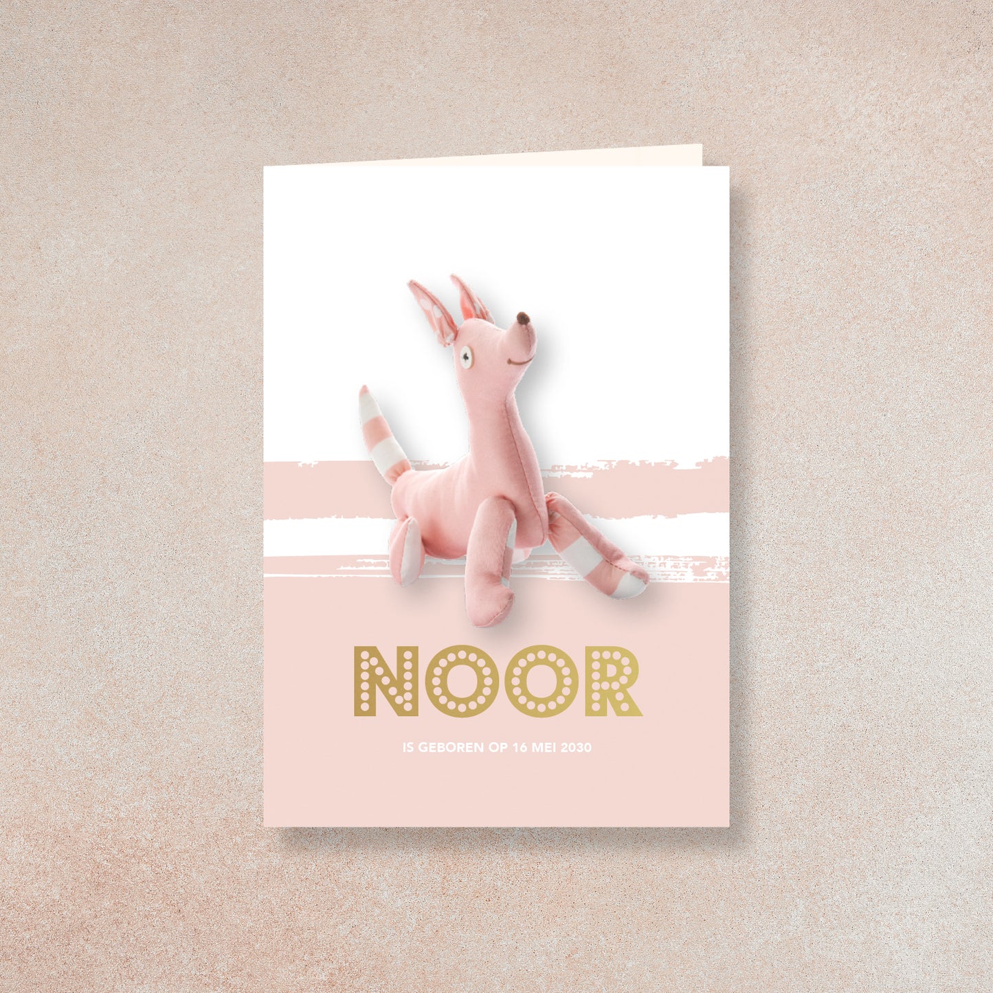 Geboortekaart Knuffelvriendjes serie - Hond