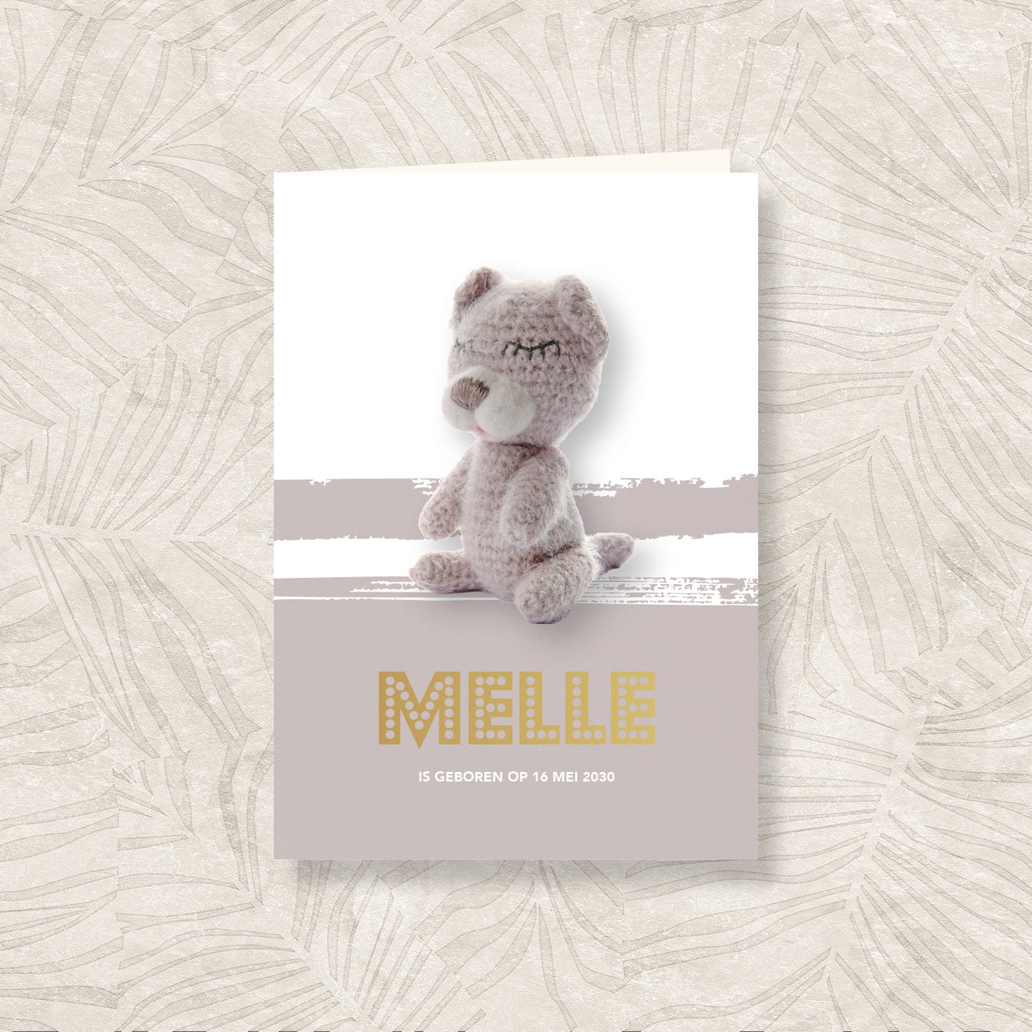 Geboortekaart Knuffelvriendjes serie - Beer