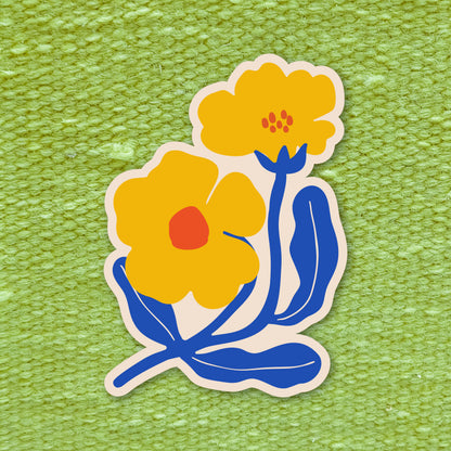 Geboortekaart in contourvorm Bloemenpret serie - Viooltje