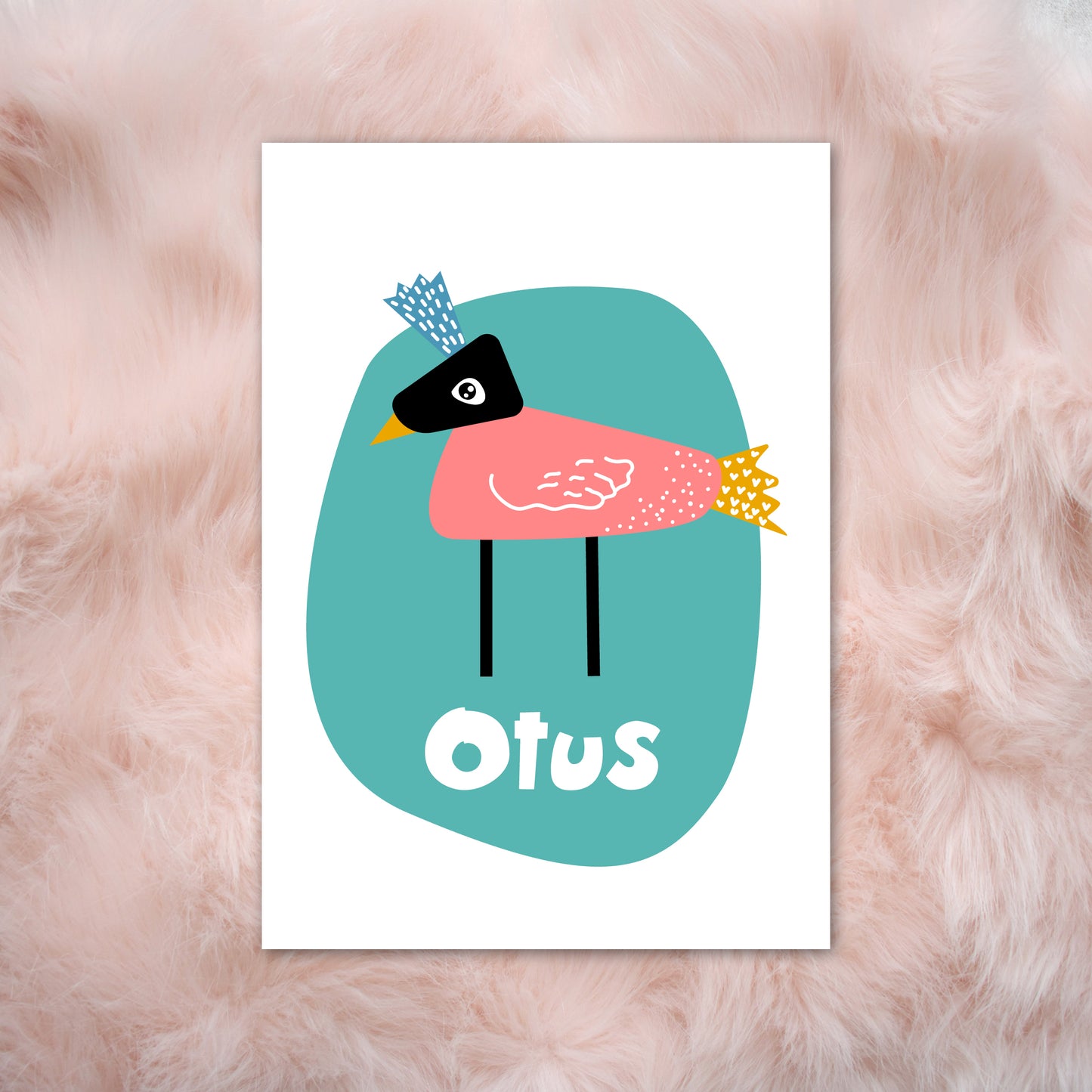 Geboortekaart Fladdervriendjes serie - Otus