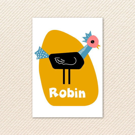 Geboortekaart Fladdervriendjes serie - Robin
