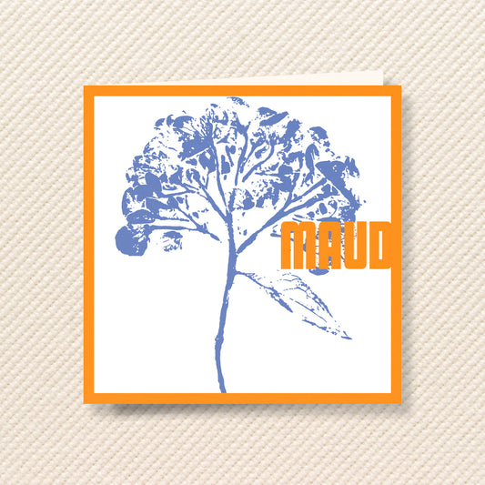 Geboortekaart Botanic Press serie - Maud
